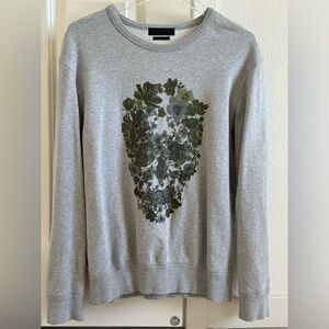 Alexander McQueen Floral Skull Crew Sweat